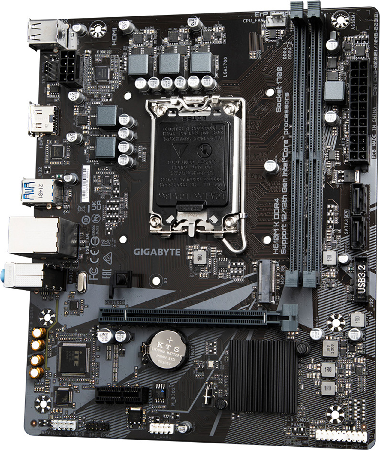 Image of GIGABYTE H610M K DDR4 LGA 1700Socket ATX Intel H610 Chipset DDR4 Motherboard for Desktop