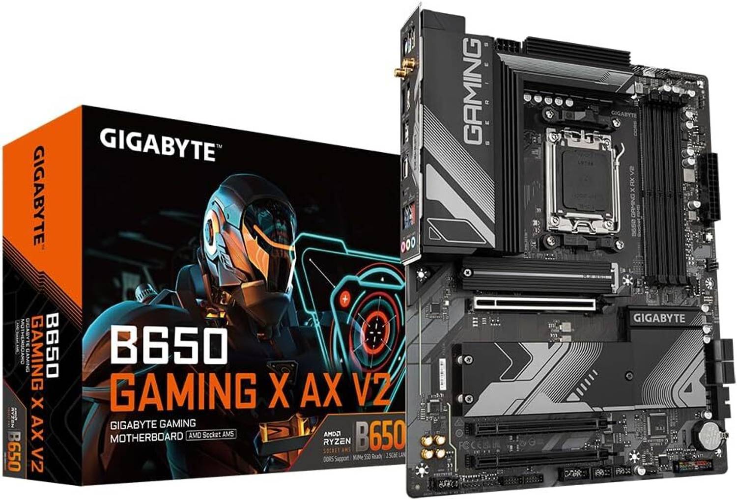 その他 Ryzen B650 DDR5 GIGABYTE B650 GAMING X AX V2 DDR5 Supports AMD Ryzen 8000 CPUs