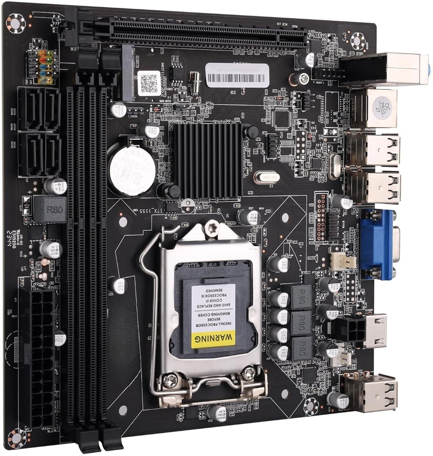 Image of ZEBRONICS H61-i5-3rd(3470 /3570 /3470s)-8G-128GBSSD-W10-COMBO LGA 775Socket ATX Intel H61 Chipset DDR3 Motherboard for Desktop