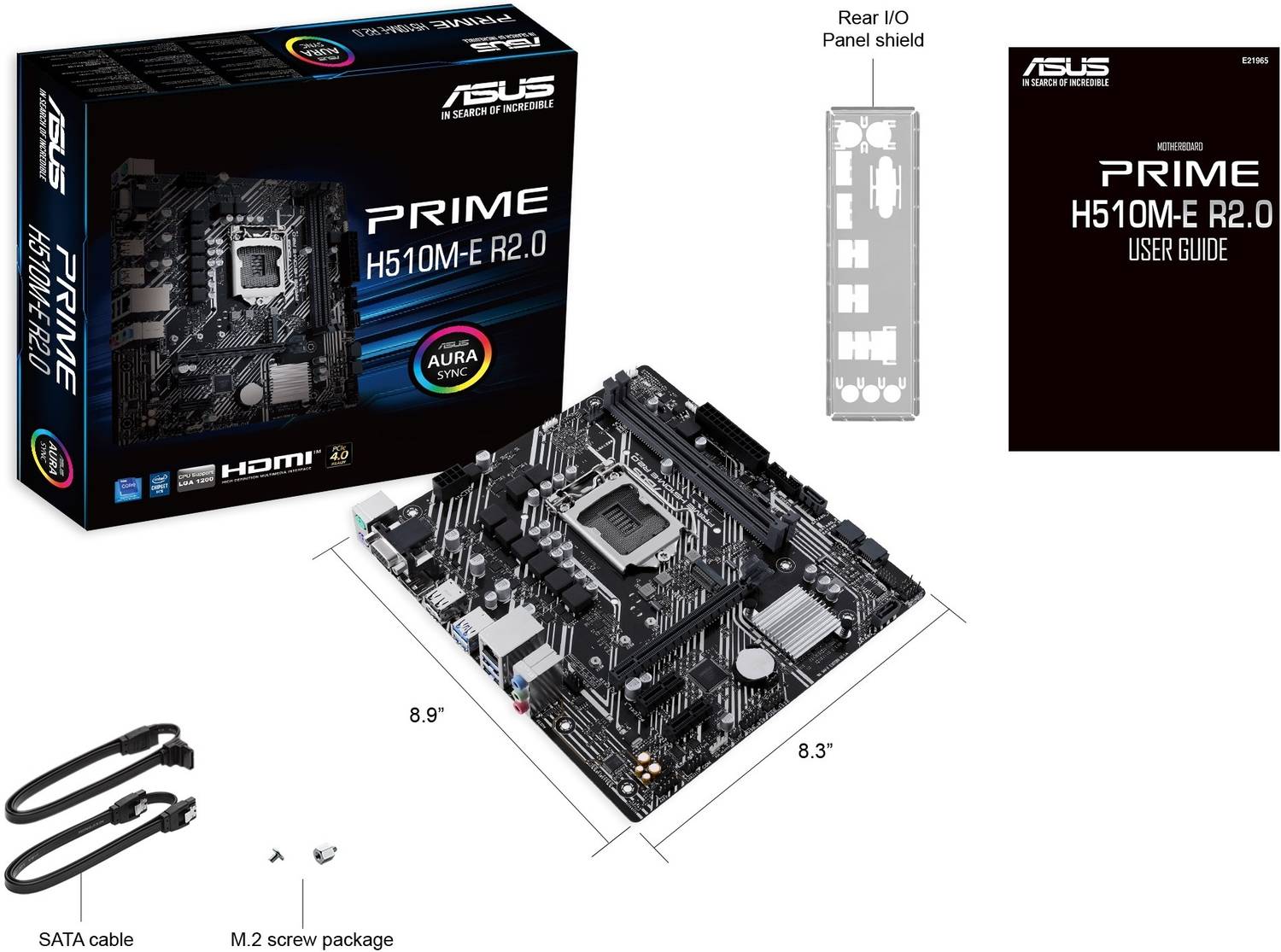 ASUS PRIME-H510M-E-R2.0 LGA 1200Socket Micro-ATX Intel H510