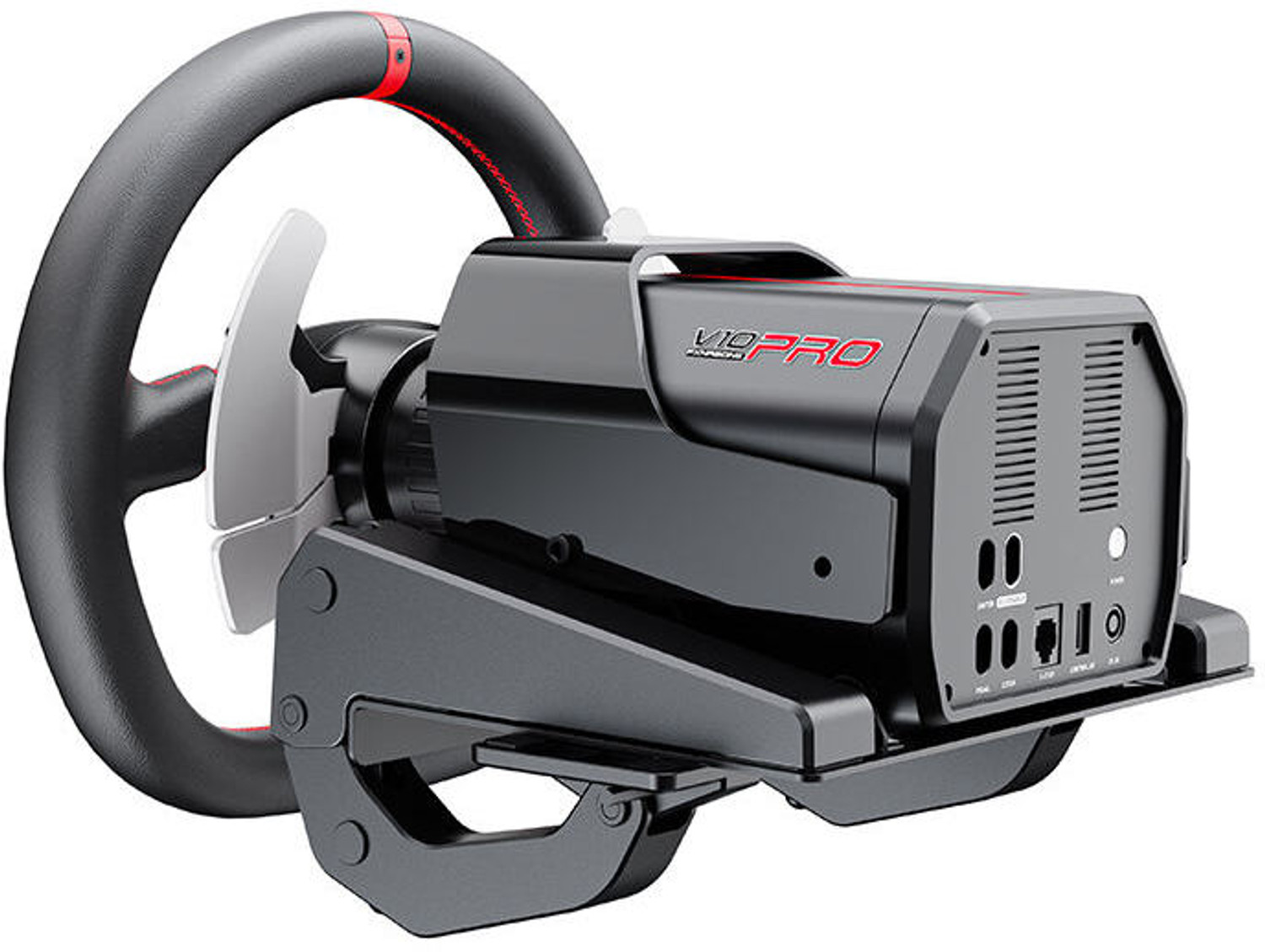 Image of Playtastic PXN V10 Pro Force Feedback Racing Wheel With Clutch Pedal & Gear Shifter Motion Controller