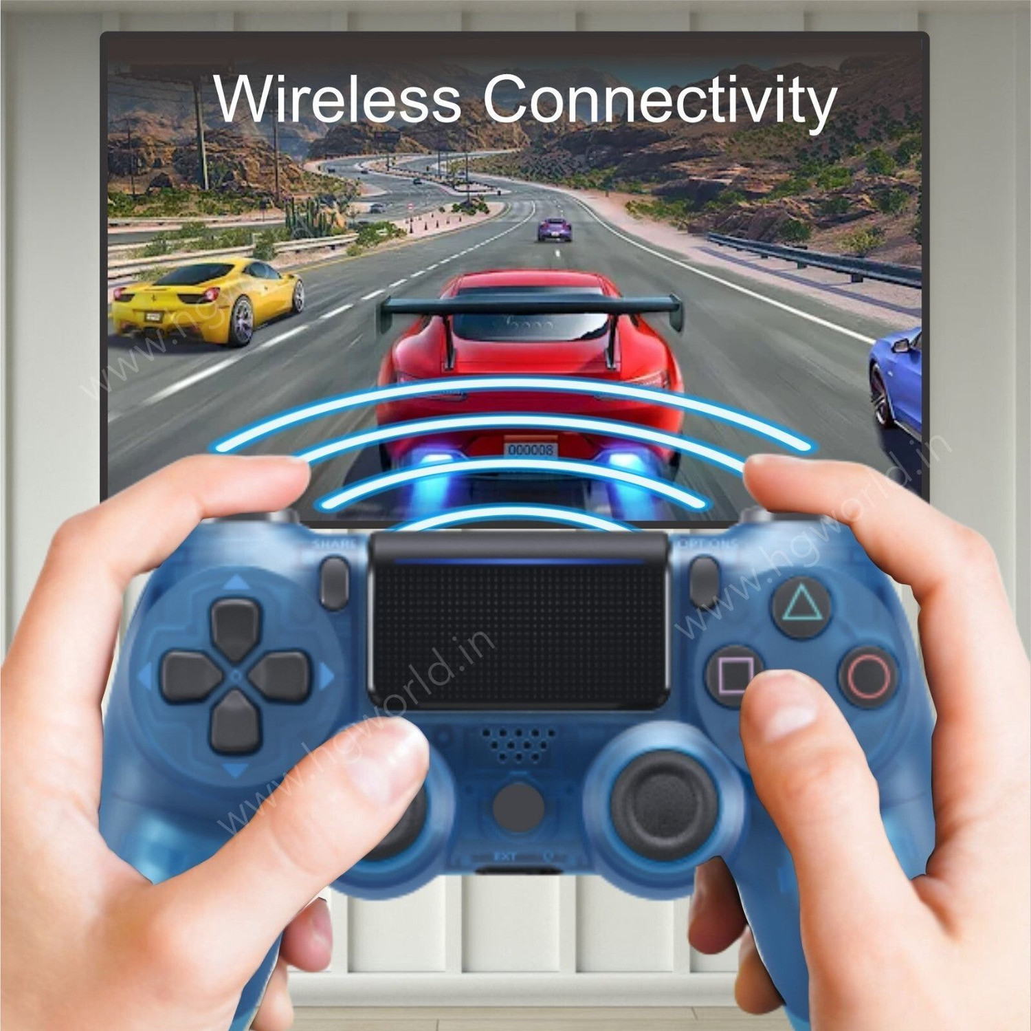 Image of HG WORLD Playstation Dualshock 4 Joystick Wireless for PS4 Gamepad Motion Controller Motion Controller