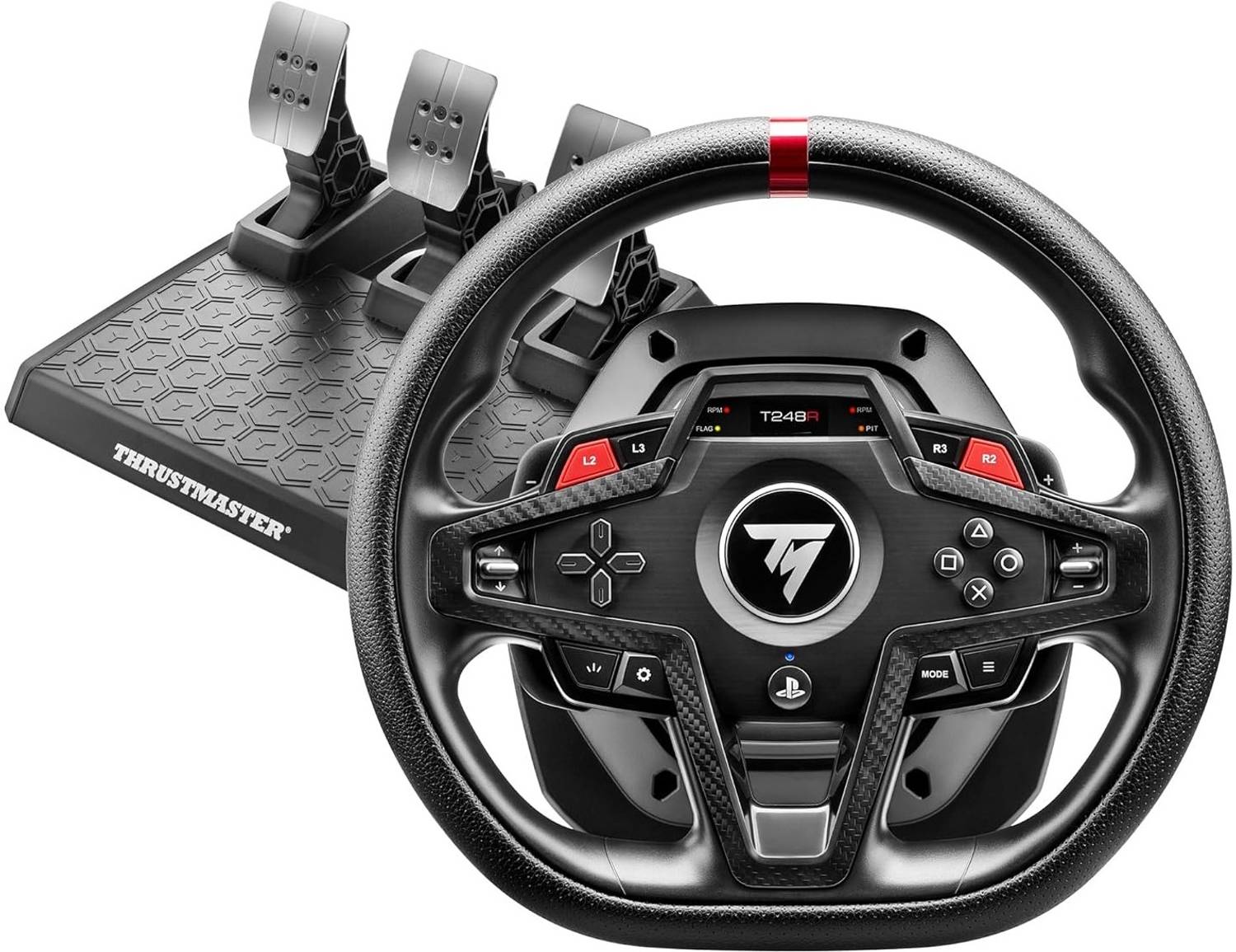 THRUSTMASTER T248R Racing Wheel for Playstation&PC with Magnetic Pedals,Hybrid Force Feedback  Motion Controller