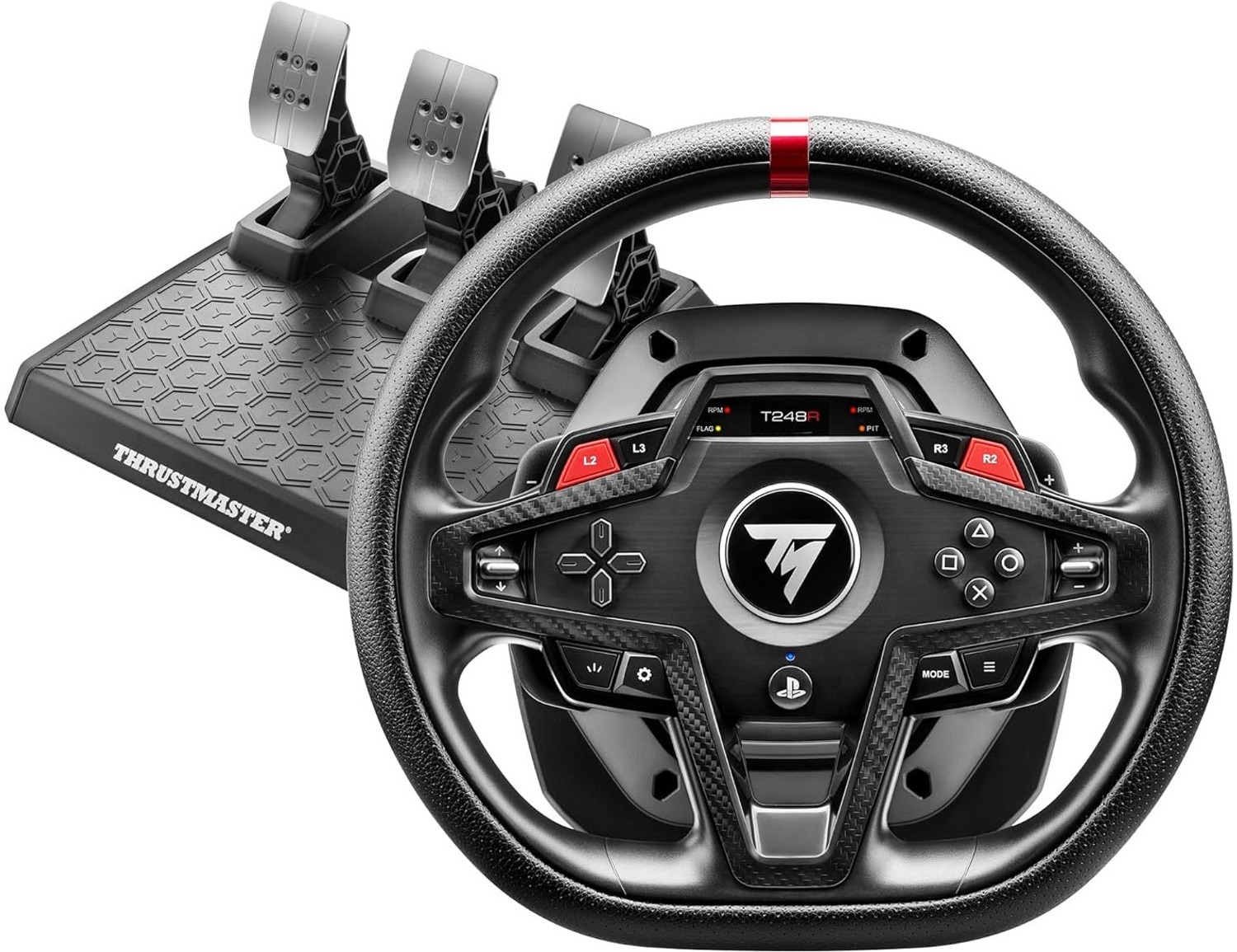 Image of THRUSTMASTER T248R Racing Wheel for Playstation&PC with Magnetic Pedals,Hybrid Force Feedback Motion Controller