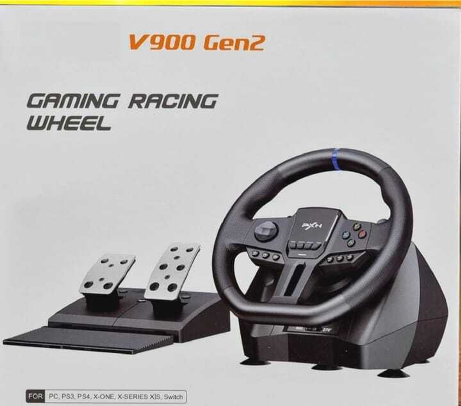 Image of PXN V900 GEN2 Gaming Car Racing Steering Wheel 270 /900 Racing Simulator with Motion Controller