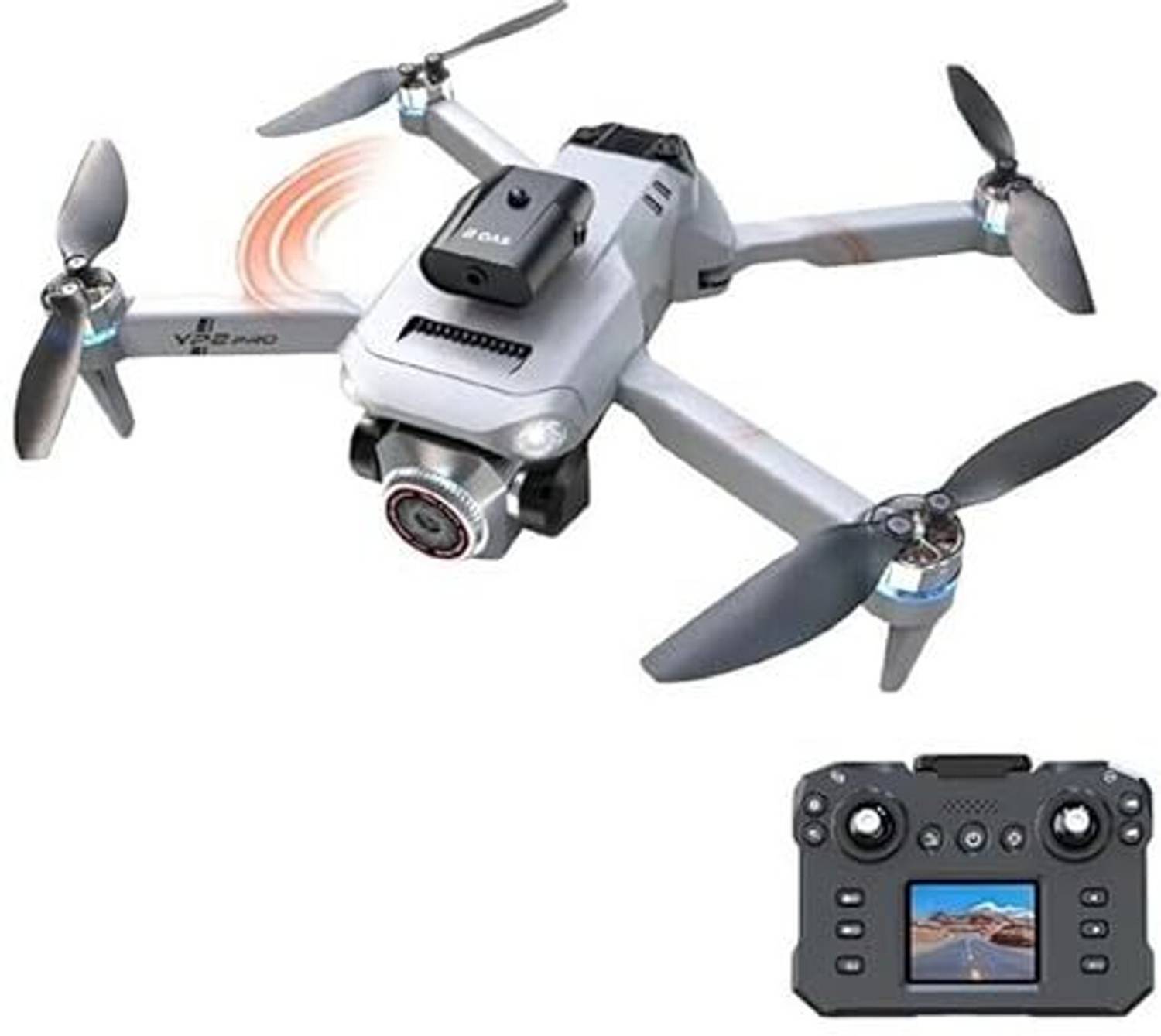 HG WORLD Fly YP2 Pro Drone with Camera,Remote Control Screen,WiFi FPV Quadcopter Motion Controller