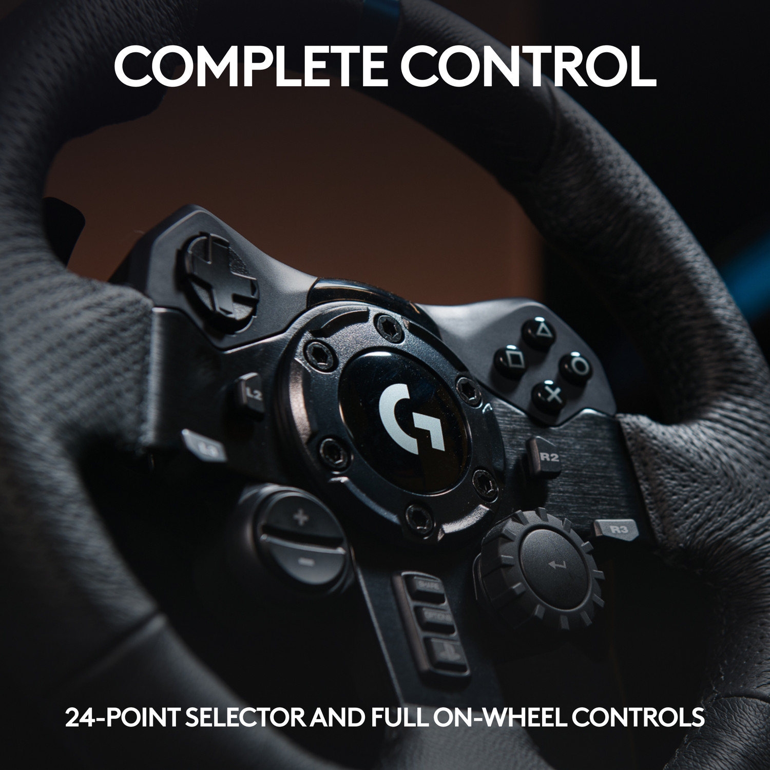 Image of Logitech G923 Racing Wheel and Pedals,Dual Clutch, for Motion Controller