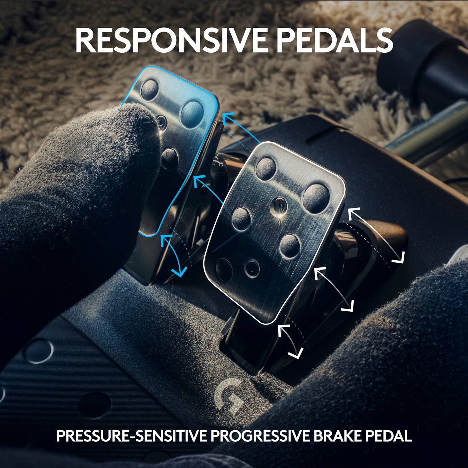 Logitech G923 Racing Wheel and Pedals - Image 5