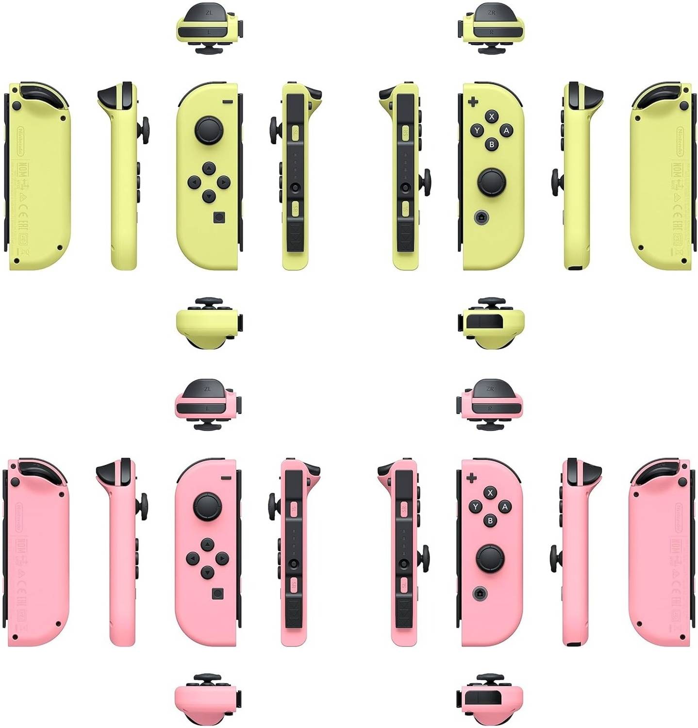 Nintendo Switch 有機ELモデル、ピンクとイエローのJoy-Con NINTENDO Switch Joy Con Pastel Pink Pastel Yellow Motion
