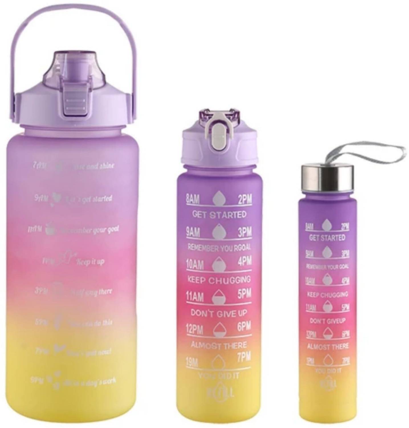 moltera MOTIVATIONAL WATER BOTTLE 3 PCS SET Motion Controller