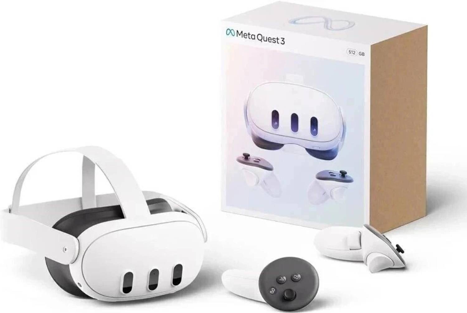 META Quest 3 VR Headset (512) GB Motion Controller - META