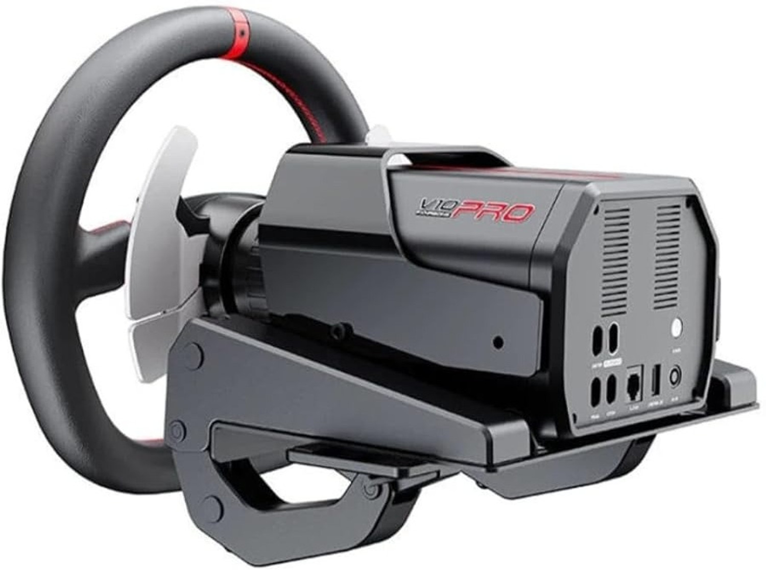 Image of HG WORLD V10 Pro Gaming Steering Wheel Simulator 270 /900 Adjustable Rotation with Motion Controller