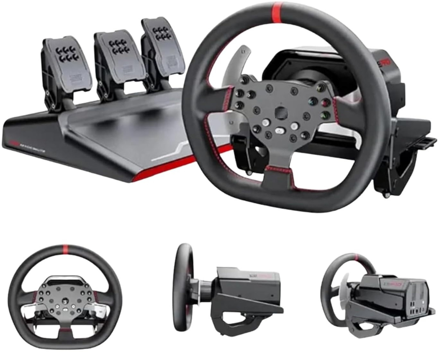 Image of HG WORLD V10 Pro Gaming Steering Wheel Simulator 270 /900 Adjustable Rotation with Motion Controller