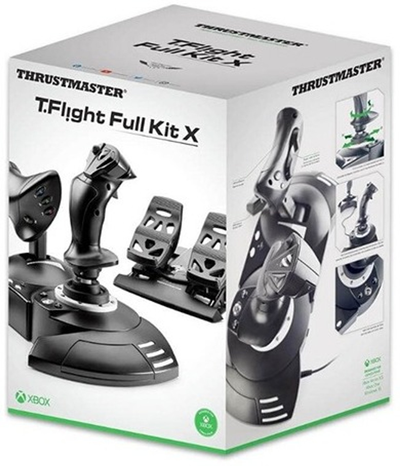 Image of THRUSTMASTER T.Flight Full Kit X HOTAS Joystick with Rudder Pedals, Flight Simulator Motion Controller