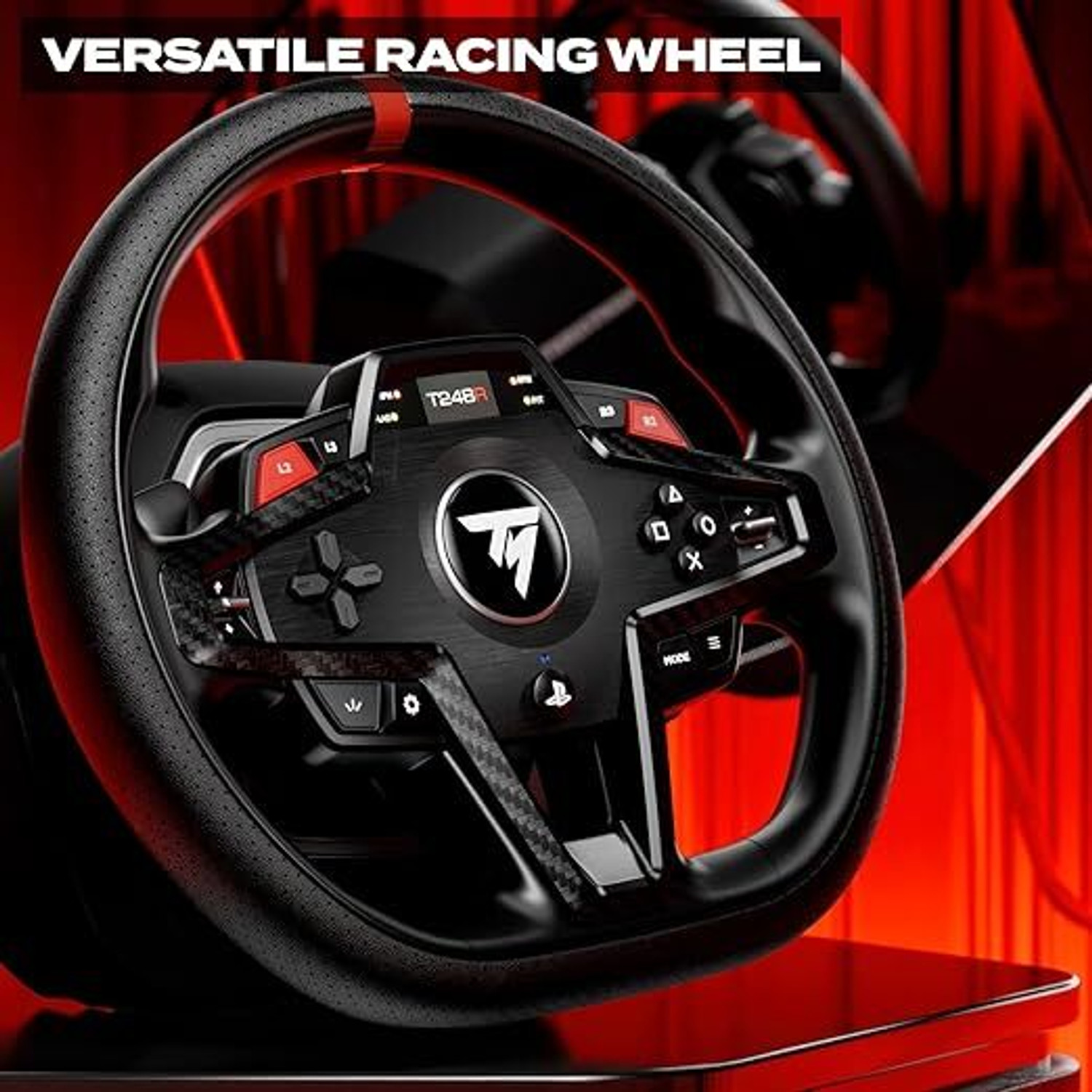 Image of THRUSTMASTER T248-R Force Feedback Racing Wheel & Magnetic Pedals - PS5 / PS4 / PC Motion Controller
