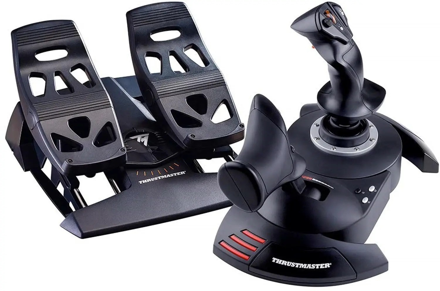 Image of THRUSTMASTER T.Flight Full Kit X HOTAS Joystick with Rudder Pedals, Flight Simulator Motion Controller