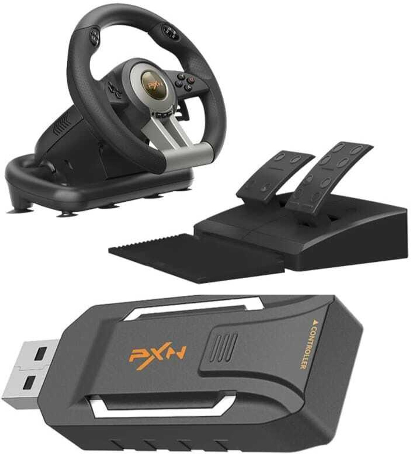 Image of PXN New Wireless Version V3 Pro Racing Steering With Pedals, Motion Controller