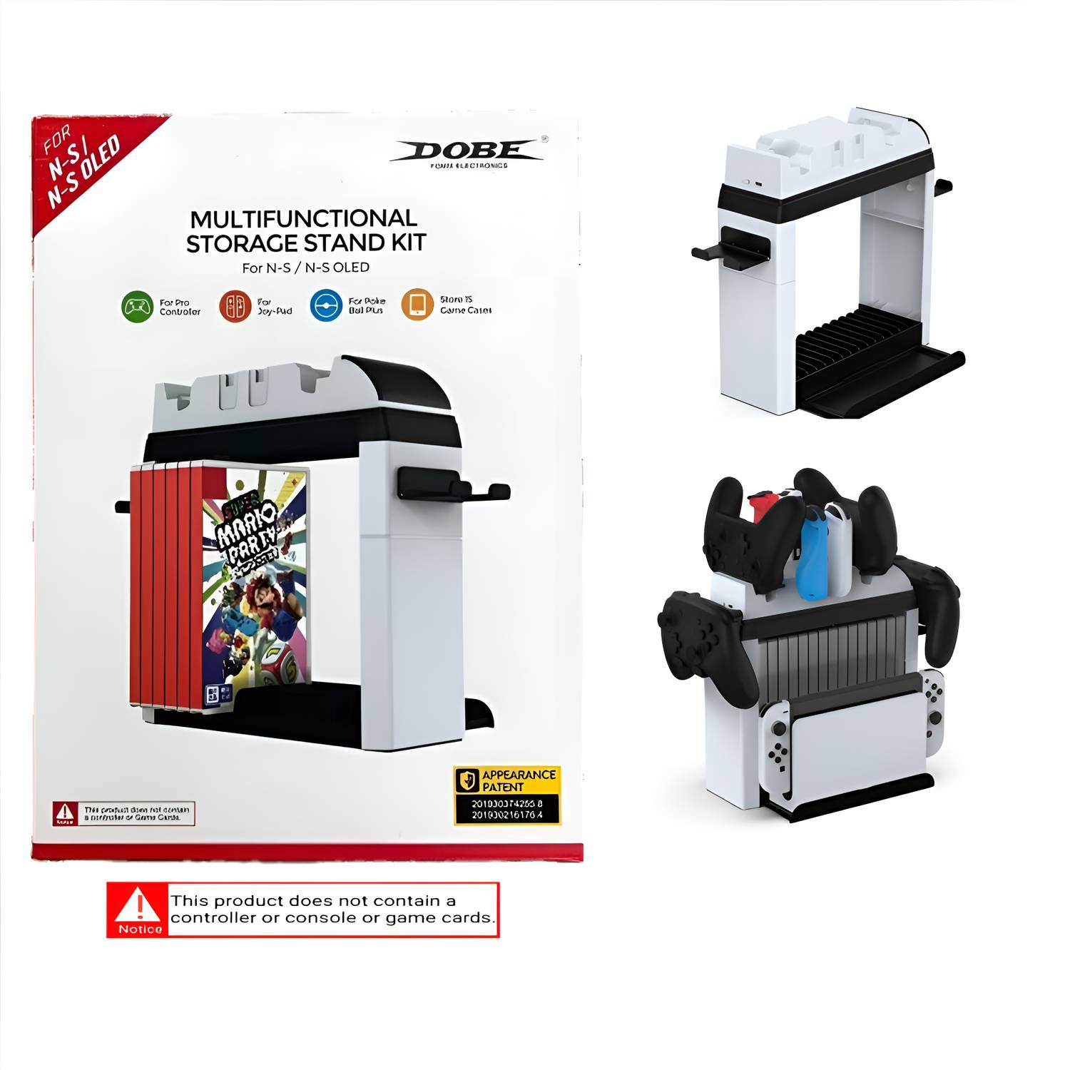 HG WORLD Dobe Multifunctional Storage Stand Kit TNS-2113 for Switch and OLED  Motion Controller