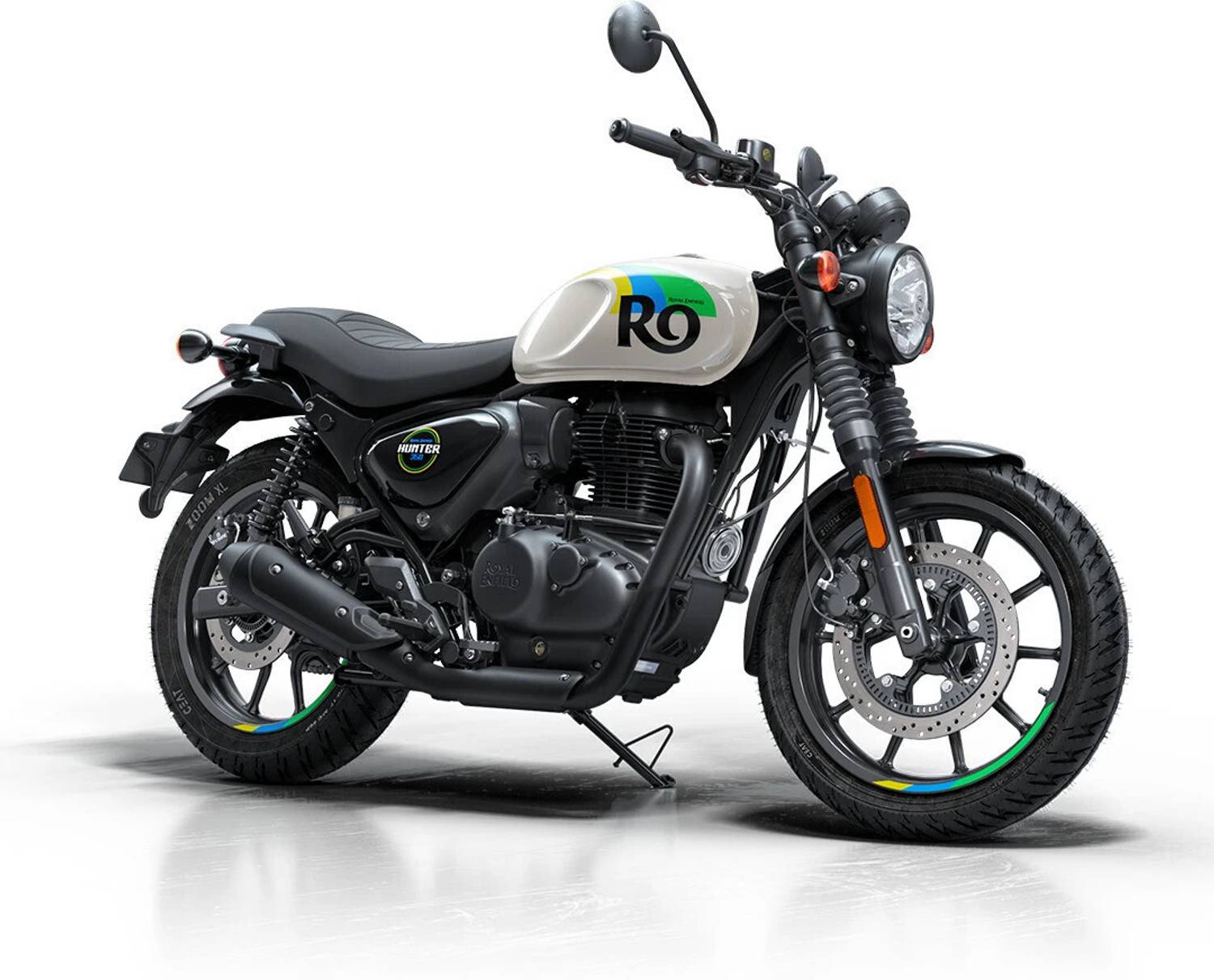 ROYAL ENFIELD Hunter 350 Booking White - Image 1