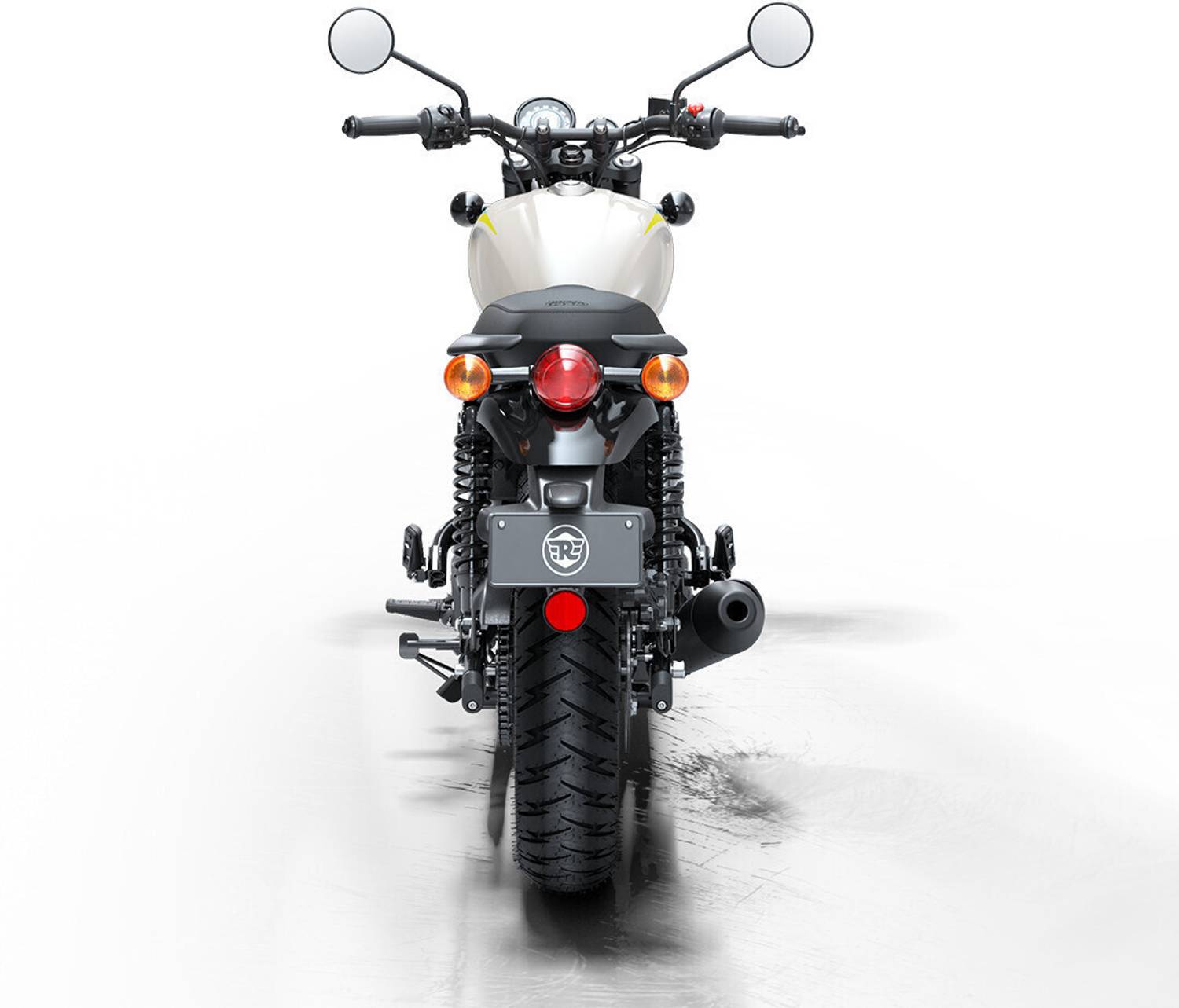 ROYAL ENFIELD Hunter 350 Booking White - Image 4