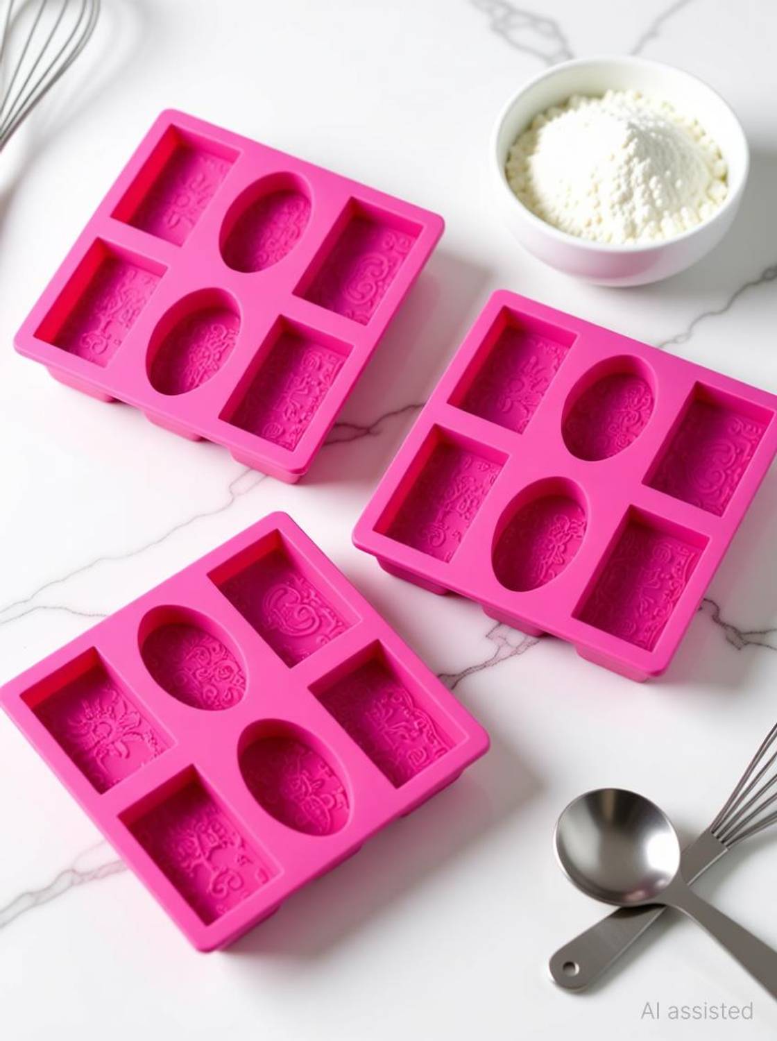 ADMONITION Silicone Cookie/Macroon tray 6