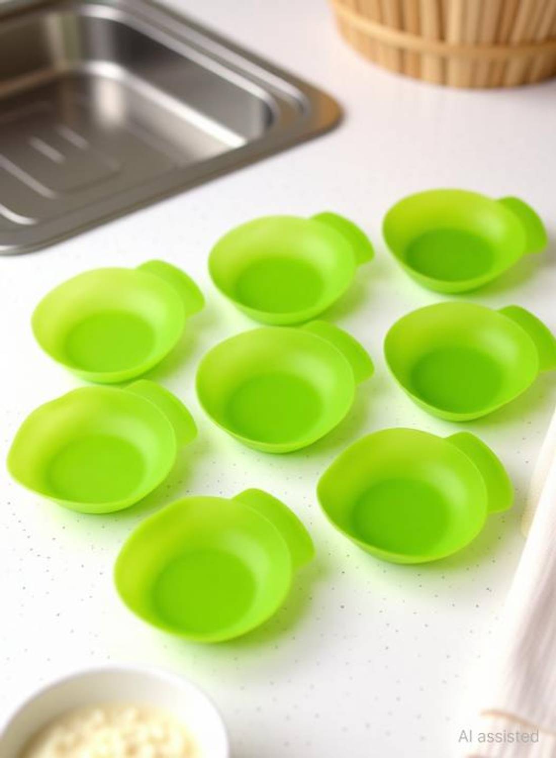 BuddyBox Idli Maker Silicon Moulds Induction & Standard Idli Maker