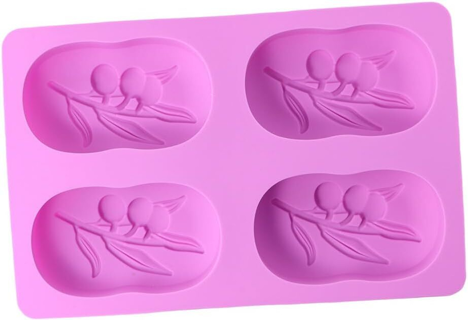 Image of SATSUN ENTERPRISE Silicone Cake Mould * Makes perfect soap - silicone mold measures about width 6.8 length 6.5 height1.6 inch 17.4 x 16.5 x 4cm soap weight about 120g to140g * Not just for hand made soap making - use it to create sugar scrub, lotion bars, body massage bar, plaster ornaments, resin, candle, make your own bath products and much mor * material - high durability and fle x ibility easy to use and clean made of silicone, reusable for up to 5, 000 uses * This silicone mold is safe up to 230 degrees celsius to 440 degrees fahrenheit, oven safe as well as microwave freezer and dishwasher safe * Color: Multicolor, Material: Silicone * Package Contents: 1 - Silicone Soap * Country of Origin: India (Pack of 1)