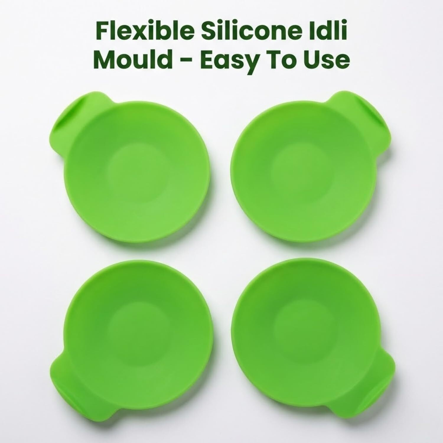 Image of MANANI Reusable Silicone Idli Steamer Moulds Standard Idli Maker