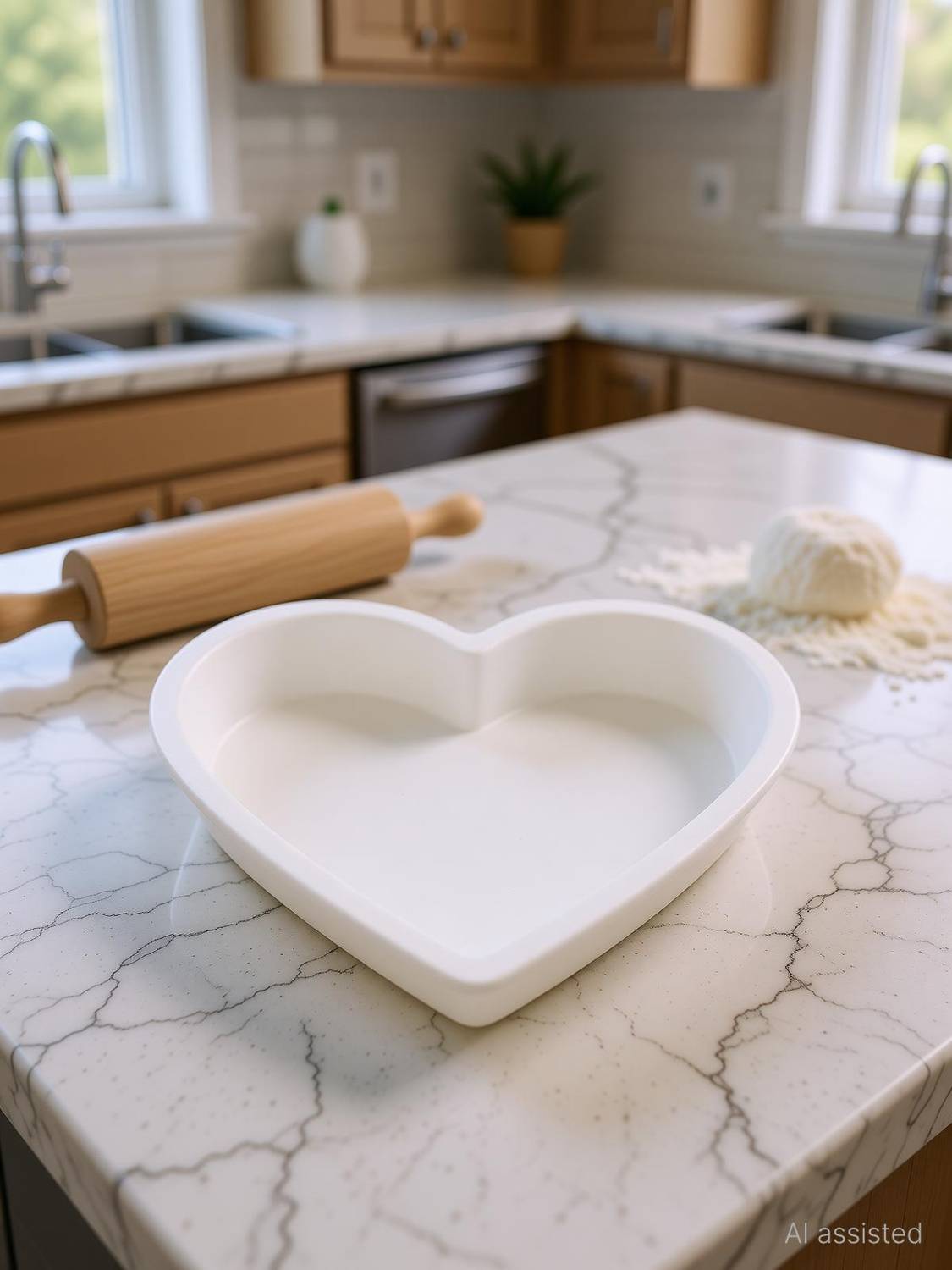 Artefact 8-Inch Heart Shape Premium Silicone Molds for Resin art DIY Crafts (Pack of 1) Silicone Fondant & Gum paste Mould 1
