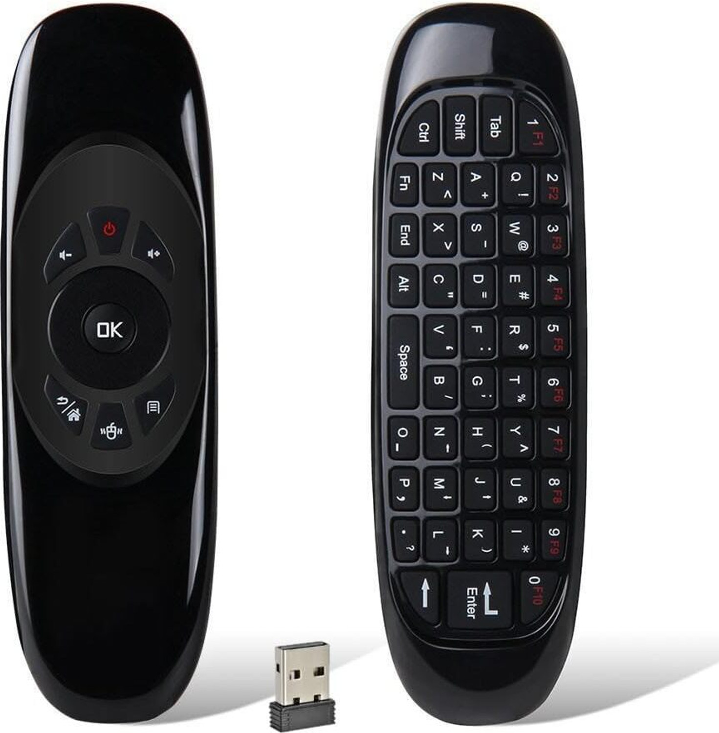 Image of Zeptrox Zeptrox Remote 2.4G Wireless Air Mouse Keyboard Remote with Motion Sensing with IR Learning Smart TVs Android TV Boxes Laptops and PCs Windows Mac OS Linux Gaming Consoles Remote Controller