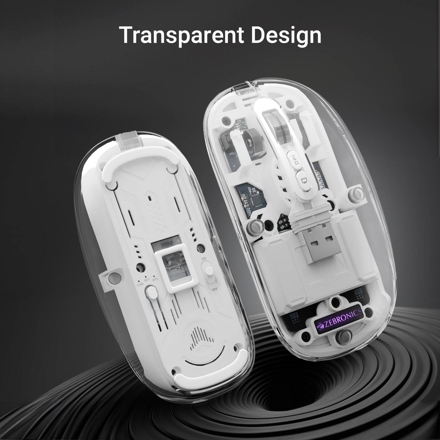 ZEBRONICS Sheer Ambidextrous Wireless Mouse - Image 3