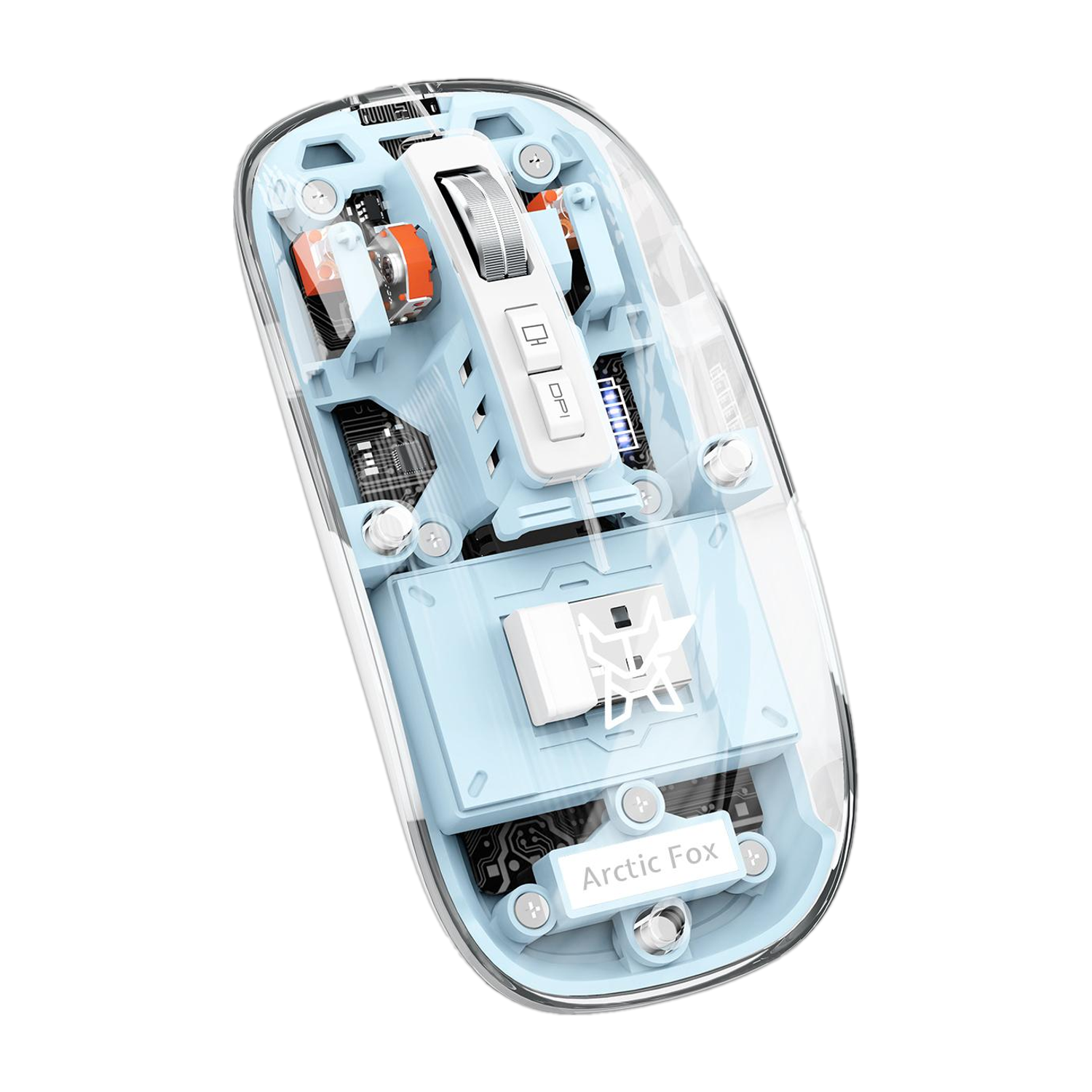 Arctic Pureview Transparent Gaming Mouse - Image 1