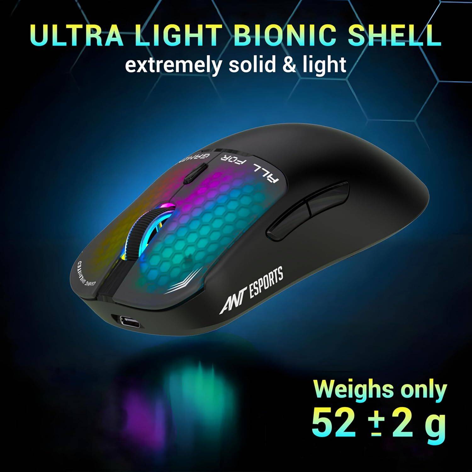 Ant Esports Virtus100 RGB Wired Gaming Mouse - Image 4
