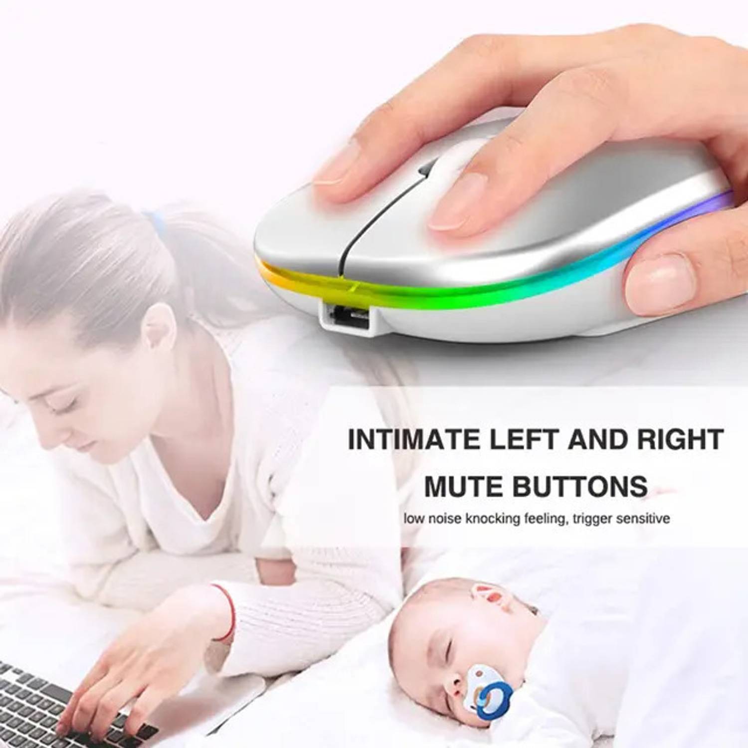 Dezful Lighting Bluetooth Mouse - Image 4