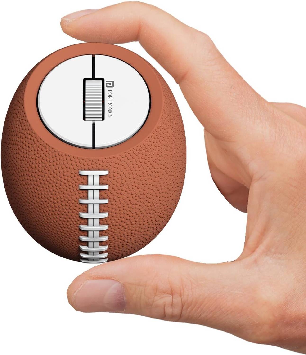 Portronics ToadPlay Rugby Mini Wireless Mouse, Dual Wireless Connectivity, Rechargeable Ergonomic Optical Mouse