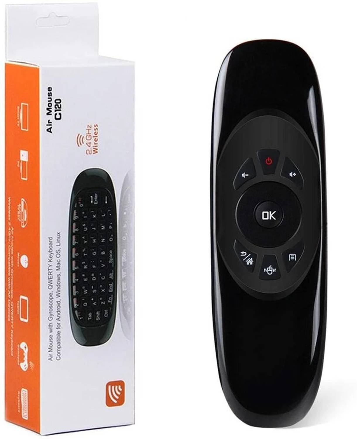 Sancy Air Mouse & Wireless Keyboard with 2.4G, Motion Sensing & I