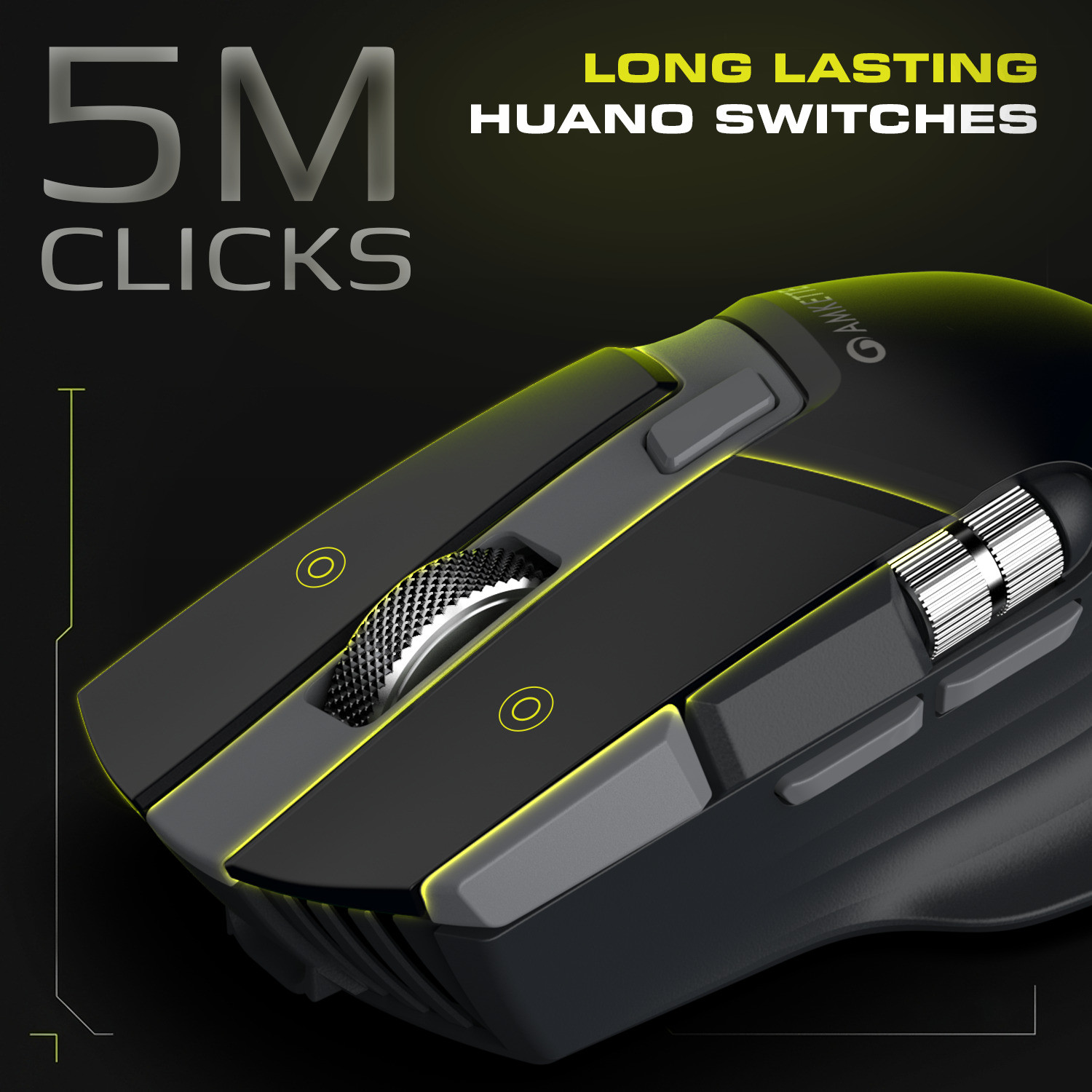 Image of AMKETTE XS Series Flow S Multi-Device 3200 DPI Rechargeable Ergonomic Optical Mouse