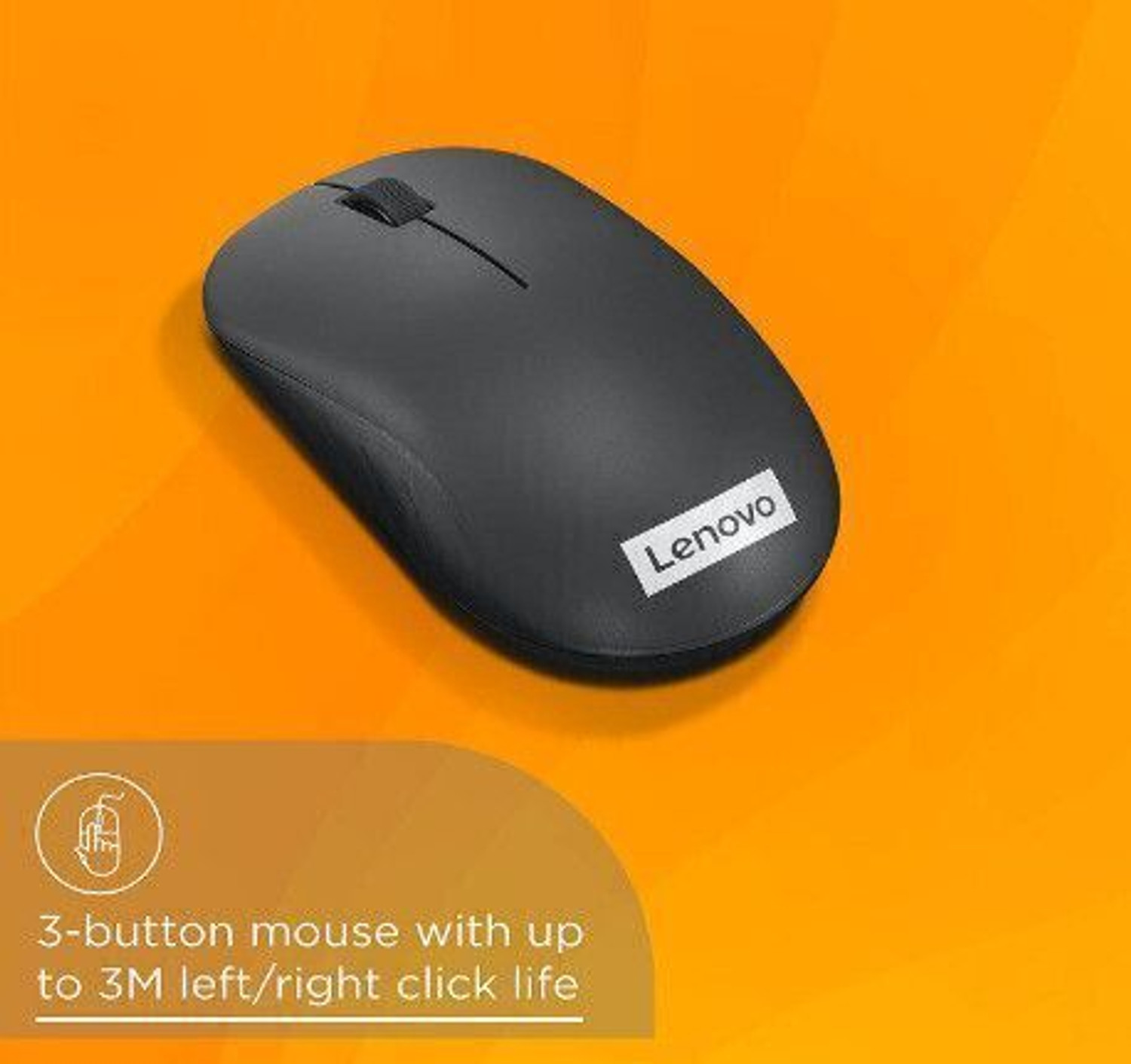 Image of Lenovo 130 wireless mouse Ambidextrous Optical Mouse