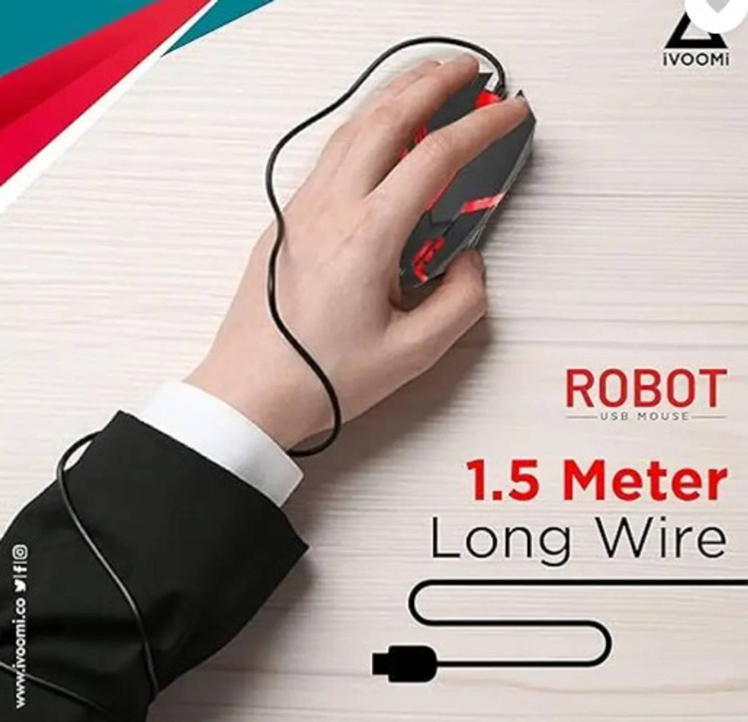 TechnCare Robot Gaming Mouse with 4-Port USB Hub - Image 5