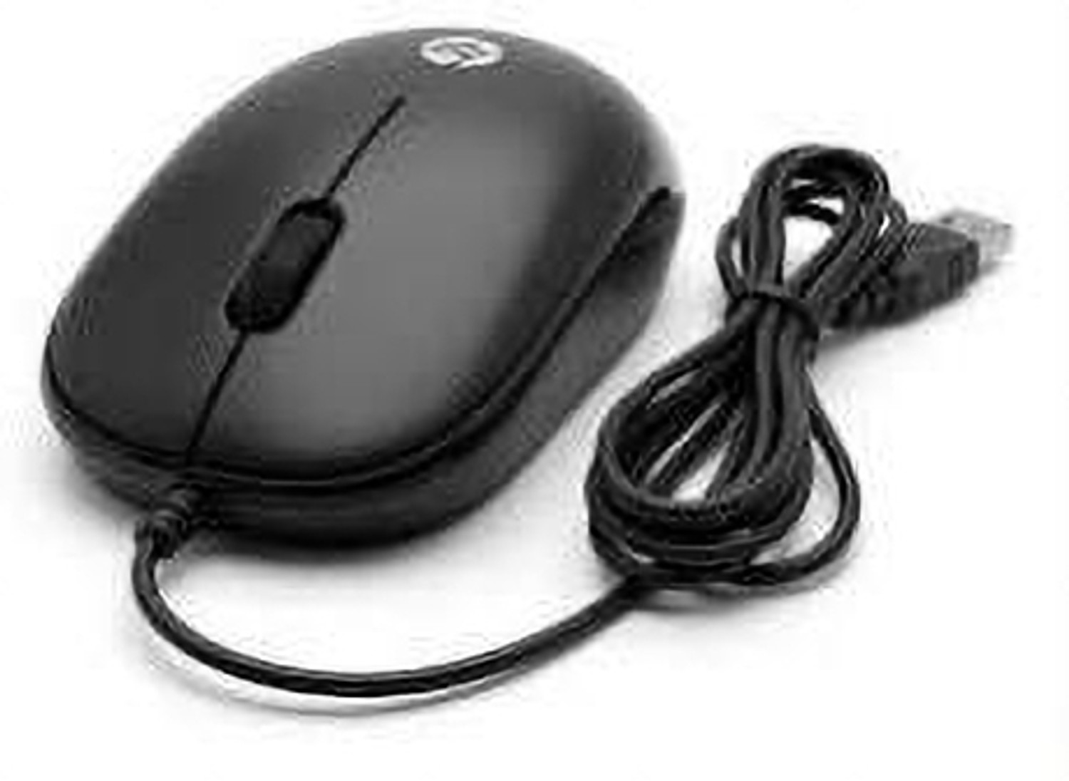 Image of HP 115 Wired Mouse Wired Ambidextrous Optical Mouse (USB 2.0, Black)