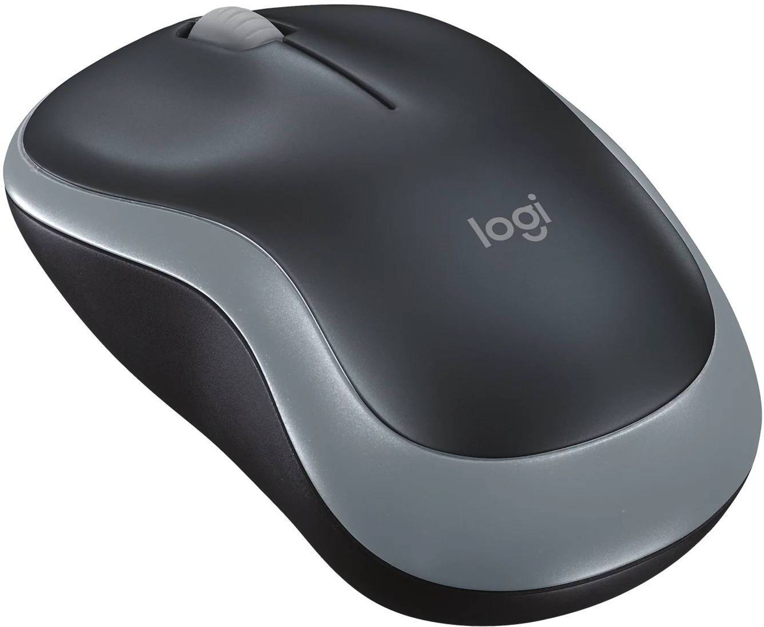 Image of Logitech M185 Pack of 2 Ambidextrous Optical Mouse (2.4GHz Wireless, Grey)