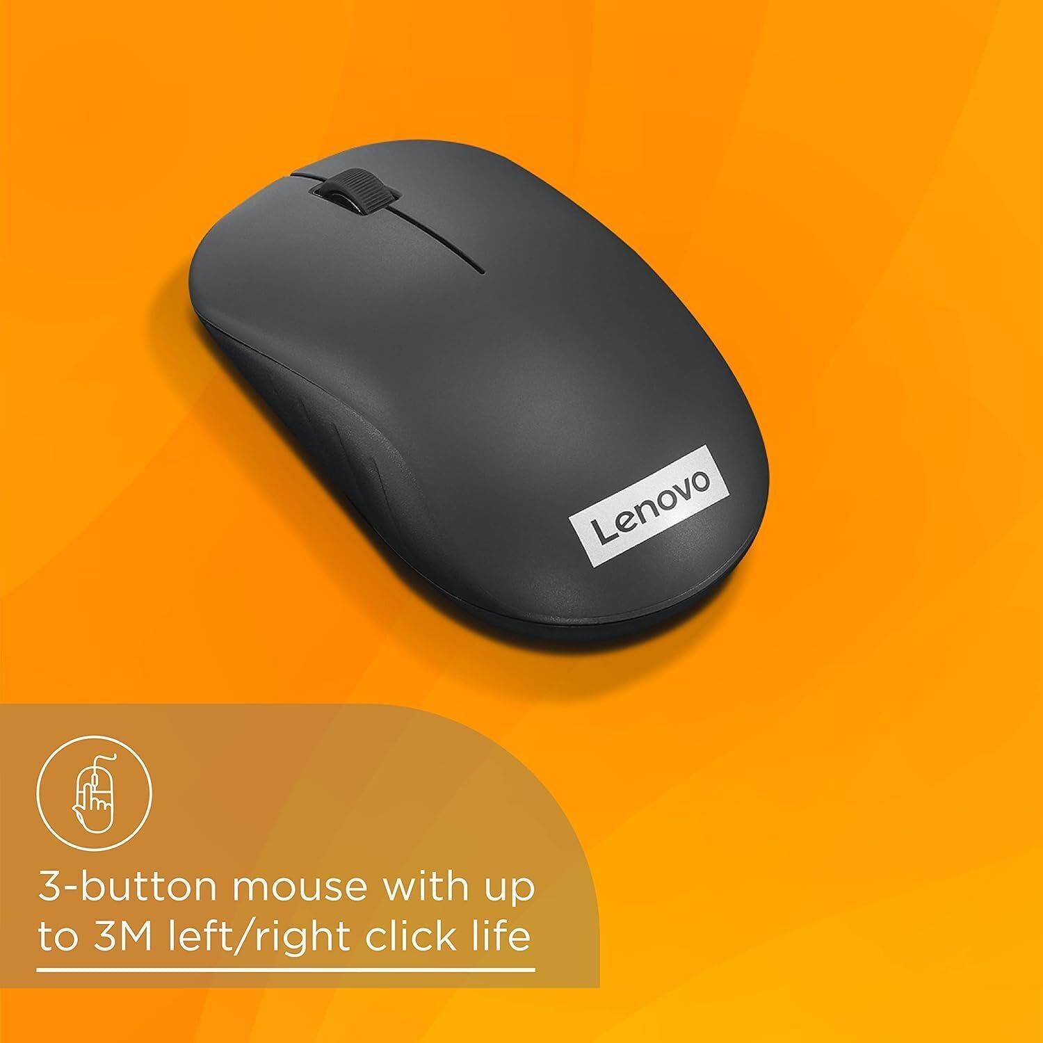Lenovo 130 Ambidextrous Wireless Optical Mouse - Image 4
