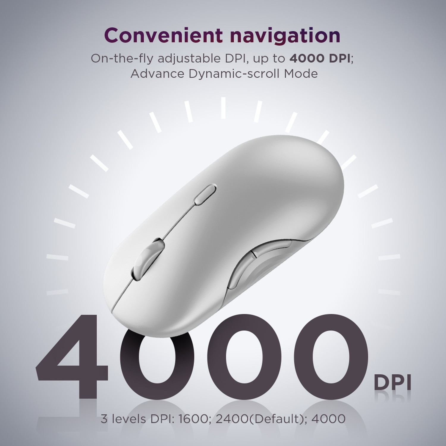 Image of Lenovo 700 Ambidextrous Optical Mouse Multi-Device Wireless Silent With Bluetooth
