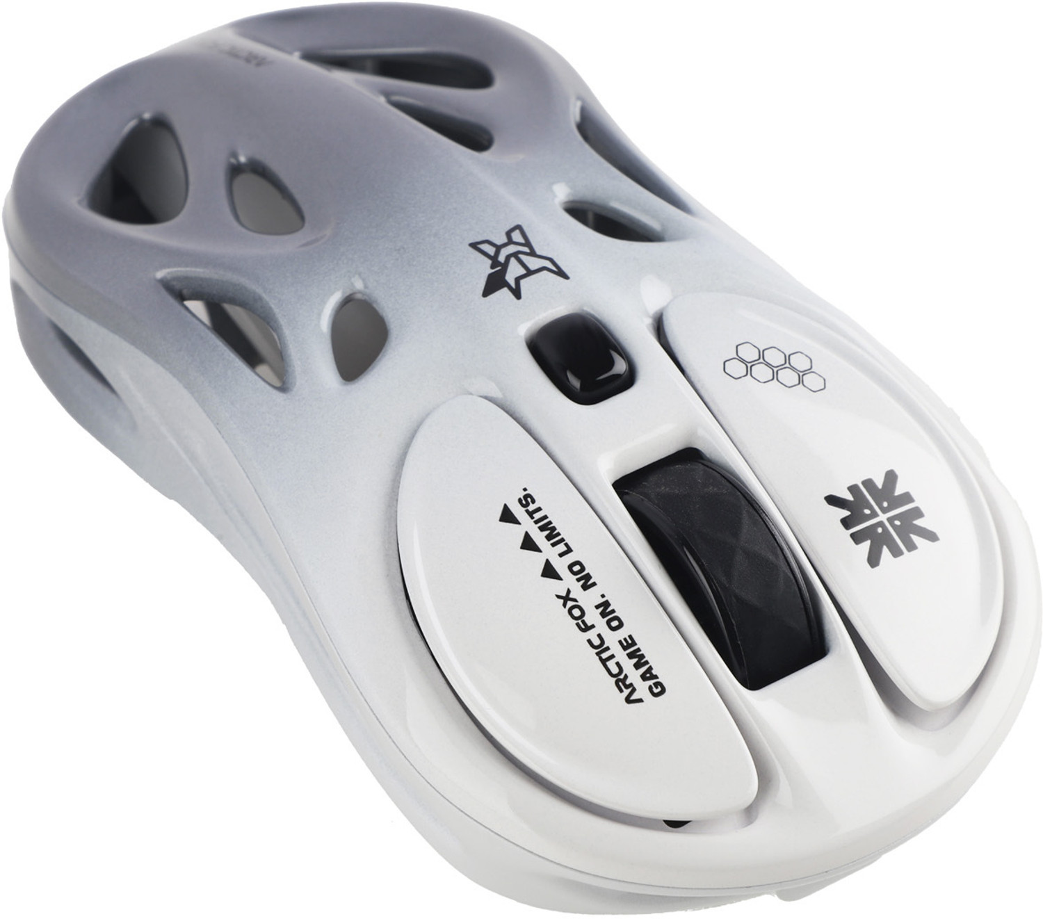 Image of Arctic Fox Alien-X Wireless and Bluetooth Rechargeable Mouse (2x BT, 2.4G & Wired) Ambidextrous Optical Gaming Mouse