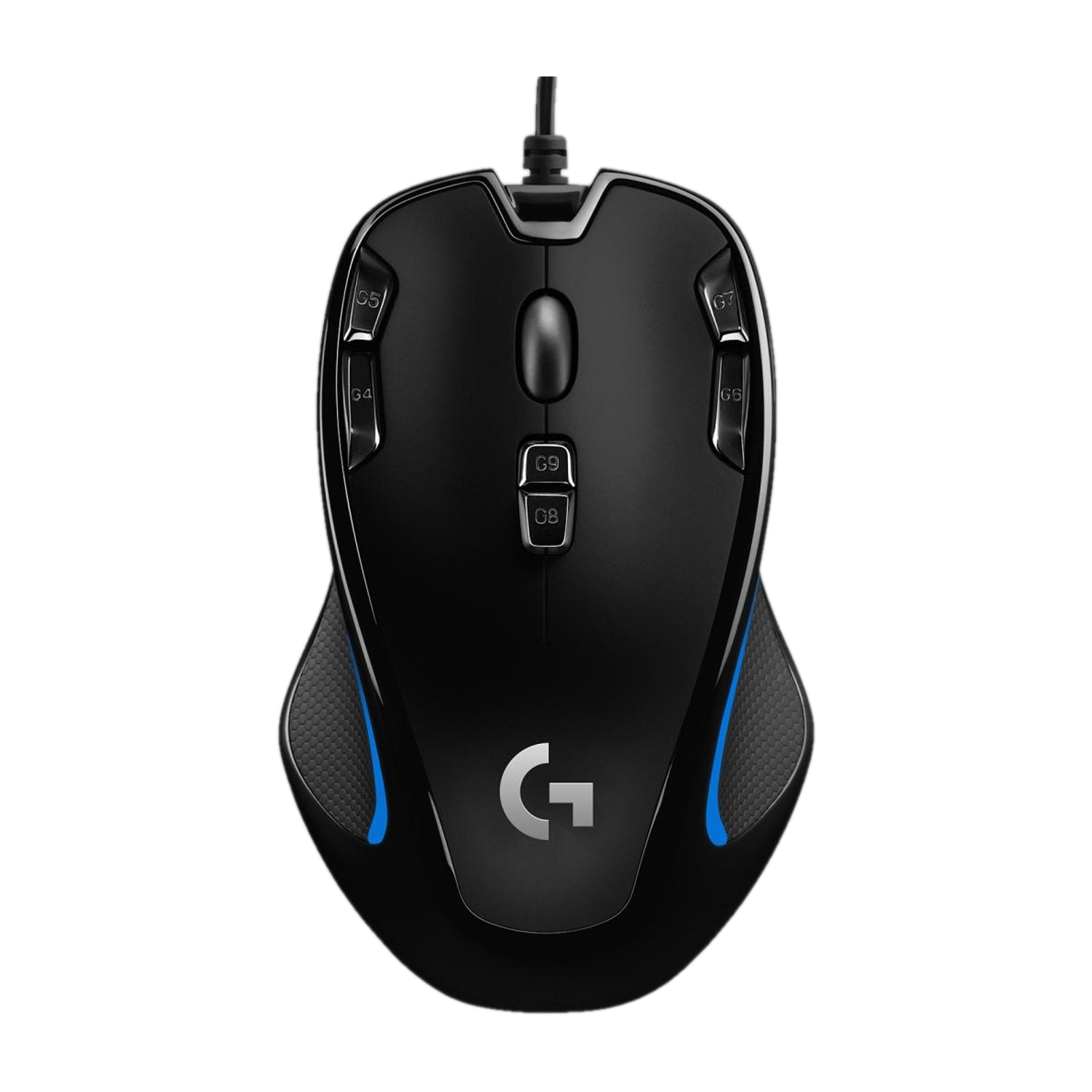 Logitech G300s /Ambidextrous design/Programmable Lighting/Frictionless Base,upto 2500 DPI Wired Ambidextrous Optical Gaming Mouse