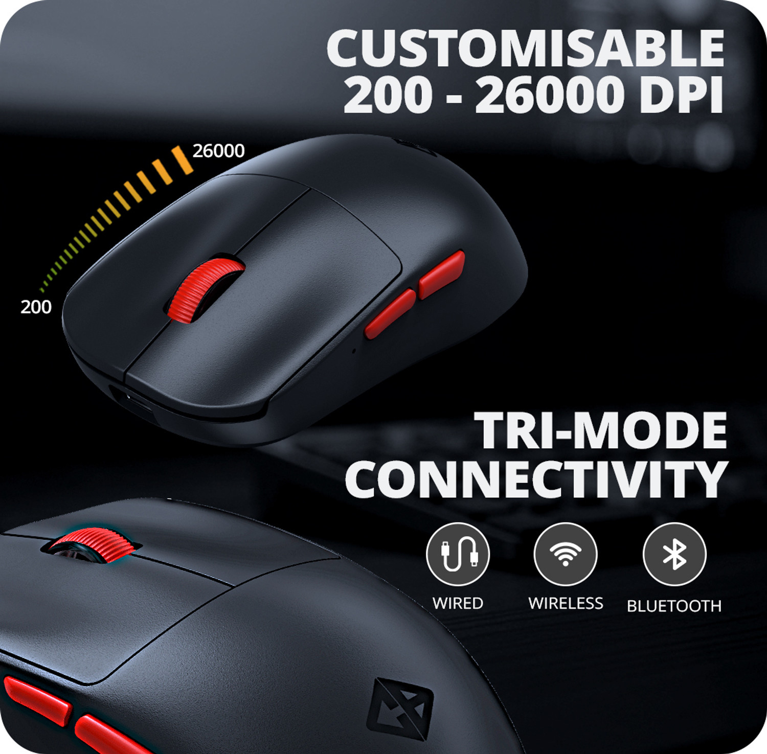 Image of Cosmic Byte Hypernova Right Handed Optical Gaming Mouse