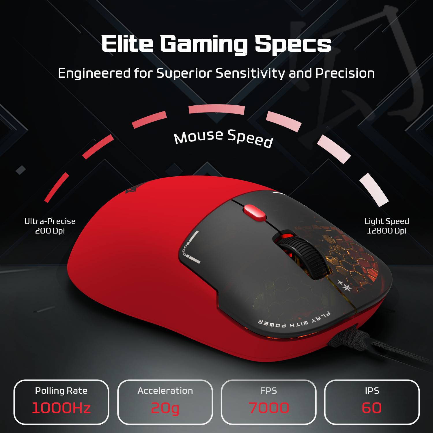 EVOFOX Phantom Air Wired Gaming Mouse - Image 2