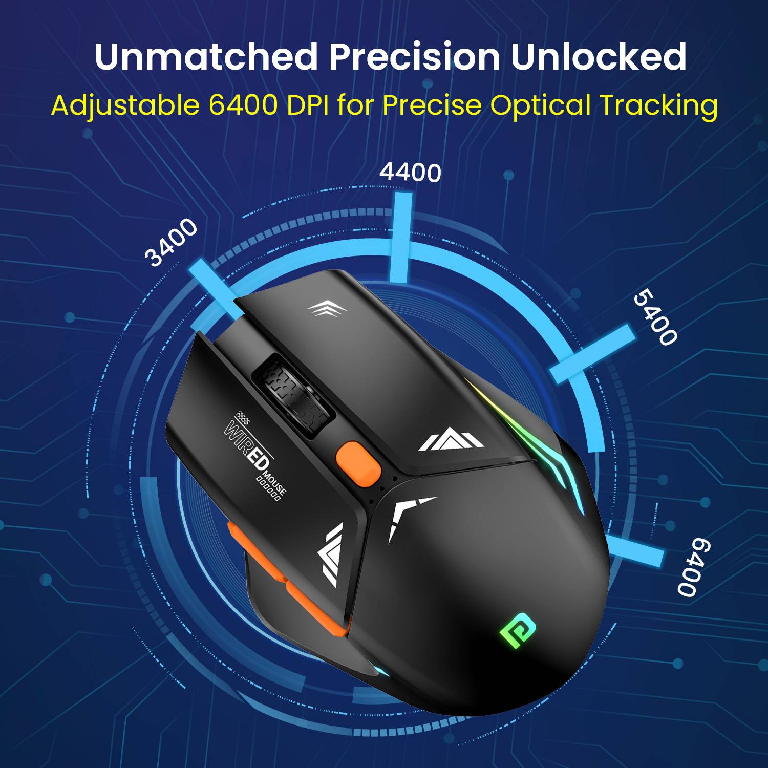 Portronics POR 2015 Wired Gaming Mouse - Image 4