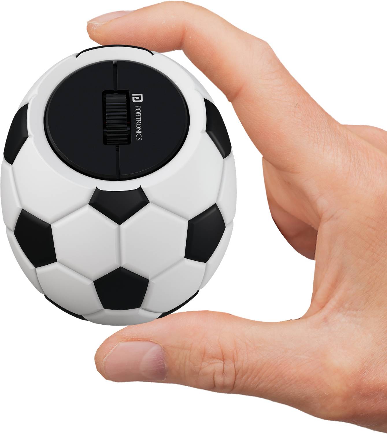 Portronics ToadPlay Football Mini Wireless Mouse, Dual Wireless