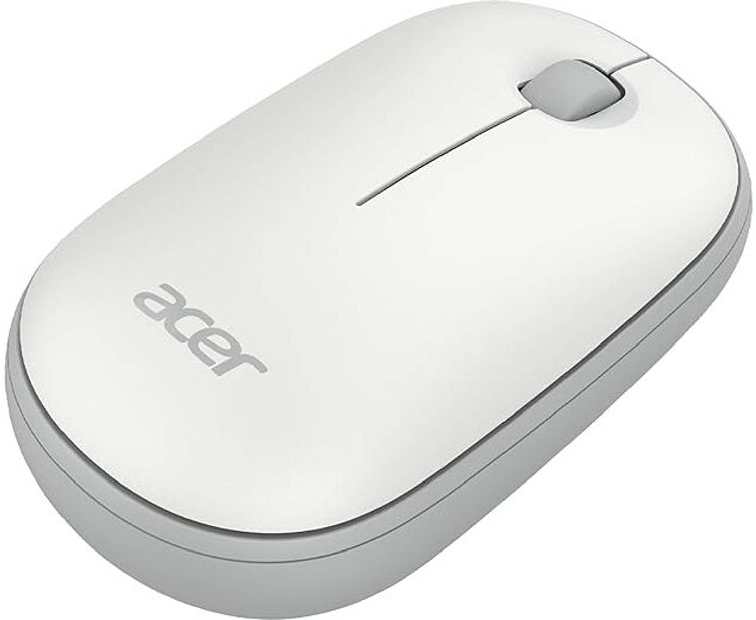 Acer ZC.A01SI.2MZ Ergonomic Optical Mouse Bubble,Silent Click 1600 DPI AA Battery Compact Lightweight Design